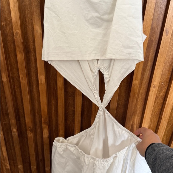 Anine Bing Dione White Dress. NWT L 100% cotton - Picture 7 of 9